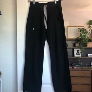 Figs Black Kade Cargo Scrub Pants XXSP